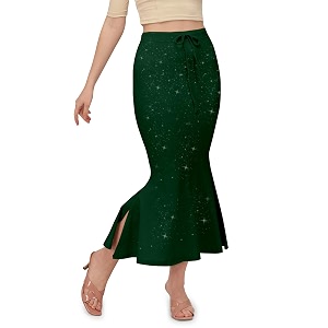Mehrang Stretchable Shimmer Saree Shapewear Petticoat for