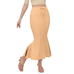 Mehrang Stretchable Shimmer Saree Shapewear Petticoat for