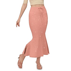 Mehrang Stretchable Shimmer Saree Shapewear Petticoat for