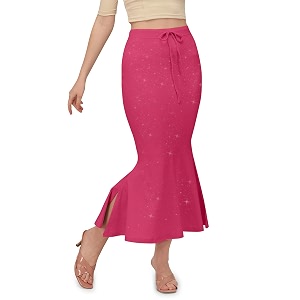 Mehrang Stretchable Shimmer Saree Shapewear Petticoat for
