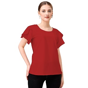 Mehrang Womens Solid Ribbed Crop Tank Top