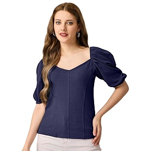 Mehrang Womens Solid Ribbed Crop Tank Top