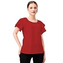 Mehrang Women39s Solid Ribbed Crop Tank Top