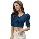 Mehrang Women39s Solid Ribbed Crop Tank Top