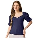Mehrang Women39s Solid Ribbed Crop Tank Top