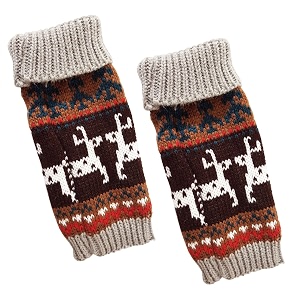 mehrunnisa knitted woolen half gloves  unisex