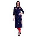 Mehsoos Women39s Rayon Embroidered Straight KurtaEthnic wearTradtional