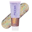 MEICOLY Chameleon Colorful Body Glitter,Holographic Chunky Glitter Face Paint,Color Changing Mermaid Self-Adhesive Face Glitter Gel,Glitter Sequin for Face Body Hair,Festival Party Glitter Makeup