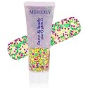 MEICOLY Mardi Gras Brazil Face Glitter Gel, Holographic Body Glitter, Skin-Friendly Hair Accessories for Kids & Adults, Gold Green Purple Mixed Brasil Hair Glitter,Festival Party