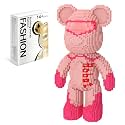 4500 Pcs Fluorescent Bear Blocks with Drawer and Manual