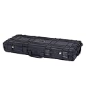 MEIJIA Portable Rolling Waterproof All Weather Hard Rifle Case,Gun case with Wheels,Customizable Fit Foam Included,Fit for Rifle,Guns,Shotguns, Airsoft Gun