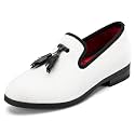 Meijiana Boys' Formal Dress Slip-On Loafers - Tuxedo Shoe for Baby Dress Shoes