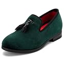 Meijiana Boys' Formal Dress Slip-On Loafers - Tuxedo Shoe for Baby Dress Shoes