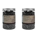 MEIMIDUO 9.0 Oz Dried Black Fungus Wood Ear Mushrooms, Premium All Natural Vegan(Pack of 2)