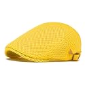meioro Mens Breathable Mesh Summer Hat Adjustable Flat Cap Newsboy Beret Ivy Cap Irish Cabbie Fishing Hats