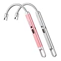 MEIRUBY 2 Pack Electric Candle Lighter, Birthday Christmas Stocking Stuffers Gifts for Women Mom Men Wife Sister, USB Arc Rechargeable Windproof Long Lighter for Candle BBQ Housewarming Gift Idals