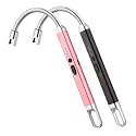 MEIRUBY 2 Pack Electric Candle Lighter, Birthday Christmas Stocking Stuffers Gifts for Women Mom Men Wife Sister, USB Arc Rechargeable Windproof Long Lighter for Candle BBQ Housewarming Gift Idals