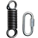 Meister Meister Professional Heavy Bag Spring for Punching Bags up to 250lb - Black w/Screwlock Carabiner