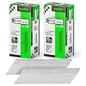 meite 15 Gauge Angled Finish Nails 1-1/2 Inch 34 Degree Galvanized 4,000PCS