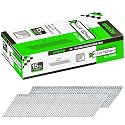 meite 15 Gauge Angled Finish Nails 1-1/4 Inch 34 Degree Galvanized 2,000PCS