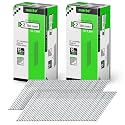 meite 15 Gauge Angled Finish Nails 2 Inch 34 Degree Galvanized 4,000PCS