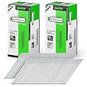 meite 15 Gauge Angled Finish Nails 2-1/2 Inch 34 Degree Galvanized 4,000PCS