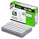 meite 16 Gauge 1/2" Hog Rings, Galvanized Hog Ring Staples 72,000 Counts