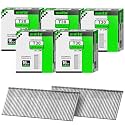 meite 16 Gauge Finish Nails 1-3/16IN Galvanized Straight T-Nails 12,500PCS