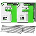 meite 16 Gauge Finish Nails 1 Inch Galvanized Straight T-Nails 5,000PCS
