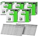 meite 16 Gauge Finish Nails 1-1/2 Inch Galvanized Straight Finish Nails for Pneumatic Cordless Finish Nailer Gun, Small T-Head Trim Nails for Baseboard Crown Molding Cabinet Casing, 5 Boxes/12500PCS