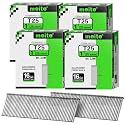 meite 16 Gauge Finish Nails 1 Inch Galvanized Straight T-Nails 10,000PCS
