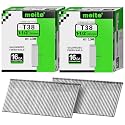 meite 16 Gauge Finish Nails 1-1/2 Inch Galvanized Straight T-Nails 5,000PCS