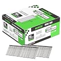 meite 16 Gauge Finish Nails 1-3/16IN Galvanized Straight T-Nails 2,500 PCS