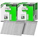 meite 16 Gauge Finish Nails 2-1/4 Inch Galvanized Straight T-Nails 5,000PCS