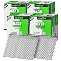 meite 16 Gauge Finish Nails 2-1/2 Inch Galvanized Straight Nails 10,000PCS