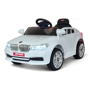 mekashi ride-on car for kids 1-4 years white mks005