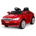 MEKASHI Electric Ride-On Car for Kids 1-4 Years, 12V Battery, Remote Control, 3 Speed, LED Lights, Bluetooth (Metallic Red, MKS005)