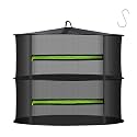 MEKOLIFE 2-Layer Herb Drying Rack Hanging, Small Mesh Dryer Net