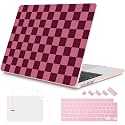 Mektron for 2026/2025/2024/2023 MacBook Air 15 INCH M5 A3448 /M4 A3241 /M3 A3114 /M2 A2941 Case, Printed Plastic Hard Shell Cover with 15.3" Liquid Retina Display Touch ID, Checkerboard MK022