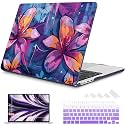 Mektron for 2026/2025/2024/2023 MacBook Air 15 INCH M5 A3448 /M4 A3241 /M3 A3114 /M2 A2941 Case, Printed Plastic Hard Shell Cover with 15.3" Liquid Retina Display Touch ID, Graffiti Flower