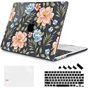 Mektron for 2026/2025/2024/2023 MacBook Air 15 INCH M5 A3448 /M4 A3241 /M3 A3114 /M2 A2941 Case, Printed Plastic Hard Shell Cover with 15.3" Liquid Retina Display Touch ID, Flower C400
