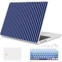Mektron for 2026/2025/2024/2023 MacBook Air 15 INCH M5 A3448 /M4 A3241 /M3 A3114 /M2 A2941 Case, Printed Plastic Hard Shell Cover with 15.3" Liquid Retina Display Touch ID, Striped MK029