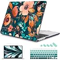 Mektron for 2026/2025/2024/2023 MacBook Air 15 INCH M5 A3448 /M4 A3241 /M3 A3114 /M2 A2941 Case, Printed Plastic Hard Shell Cover with 15.3" Liquid Retina Display Touch ID, Abstract Florals