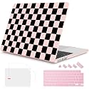 Mektron for 2026/2025/2024/2023 MacBook Air 15 INCH M5 A3448 /M4 A3241 /M3 A3114 /M2 A2941 Case, Printed Plastic Hard Shell Cover with 15.3" Liquid Retina Display Touch ID, Checkerboard MK019