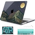 Mektron for 2026/2025/2024/2023 MacBook Air 15 INCH M5 A3448 /M4 A3241 /M3 A3114 /M2 A2941 Case, Printed Plastic Hard Shell Cover with 15.3" Liquid Retina Display Touch ID, Abstract Mountain C112