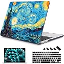 Mektron for 2026/2025/2024/2023 MacBook Air 15 INCH M5 A3448 /M4 A3241 /M3 A3114 /M2 A2941 Case, Printed Plastic Hard Shell Cover with 15.3" Liquid Retina Display Touch ID, Starry Sky