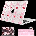Mektron for 2026 MacBook Air 13-inch M5 Laptop Case A3449 with 13.6-inch Liquid Retina Display Fits 2025 A3240 M4 2024 A3113 M3 2023 A2681 M2 Printed Shell for MacBook Air 13.6", Checkered Cherries-A