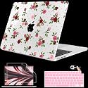 Mektron for 2026 MacBook Air 13-inch M5 Laptop Case A3449 with 13.6-inch Liquid Retina Display Fits 2025 A3240 M4 2024 A3113 M3 2023 A2681 M2 Printed Shell for MacBook Air 13.6", Polka Dot-Roses