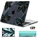 Mektron for 2026 MacBook Air 13-inch M5 Laptop Case A3449 with 13.6-inch Liquid Retina Display Fits 2025 A3240 M4 2024 A3113 M3 2023 A2681 M2 Printed Hard Shell for MacBook Air 13.6", Floral C218