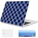 Mektron for 2026 MacBook Air 13-inch M5 Laptop Case A3449 with 13.6-inch Liquid Retina Display Fits 2025 A3240 M4 2024 A3113 M3 2023 A2681 M2 Printed Shell for MacBook Air 13.6", Checkerboard MK023